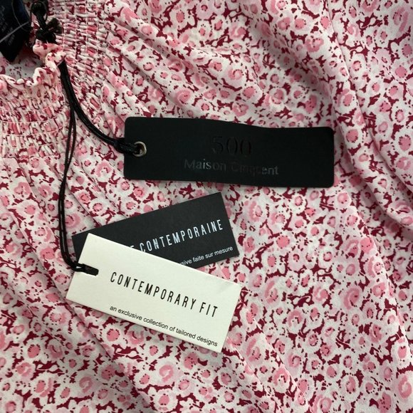 MAISON CINQUENT Pink Blouse NWT - Picture 7 of 9